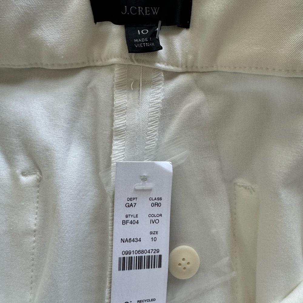 J. Crew Cream Wide-Leg Pants - Picture 5 of 5